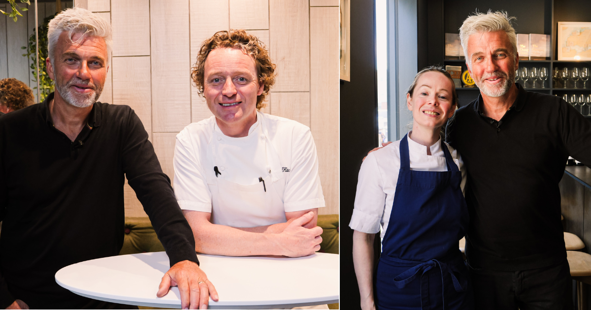 Martin Wishart with Tom Kitchin and Roberta Hall-McCarron